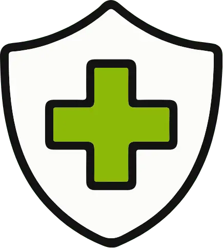 十字の盾アイコン